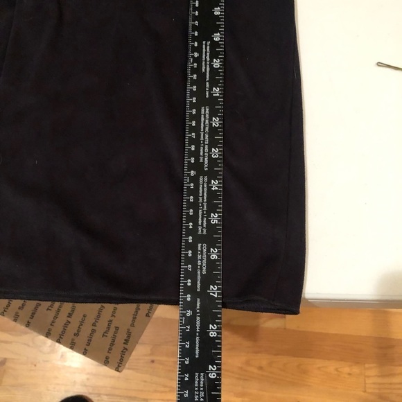 XOXO medium black 3/4 sweater / jacket  tie front slight bell sleeve - Picture 4 of 4